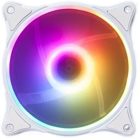 Hiditec Ventilador de caja N18 ARGB 12 cm - Ventilador para PC con iluminación RGB direccionable y control PWM